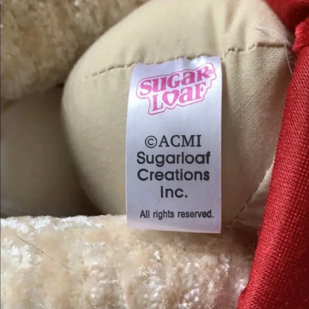 Sugar Loaf Santa Teddy Bear Pre Owned